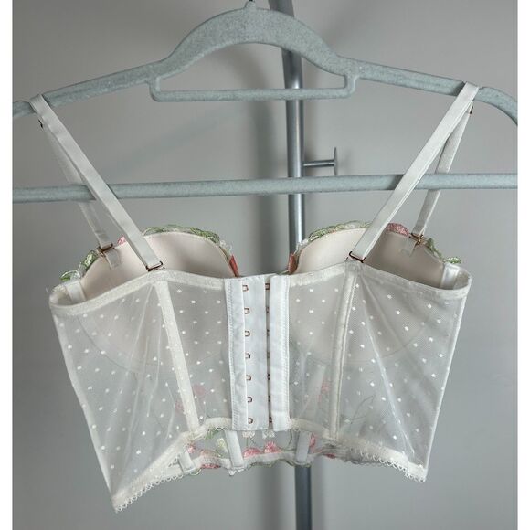Victoria's Secret Strawberry Cherry Bustier Bra Corset Dream Angels XS/S - Picture 4 of 4